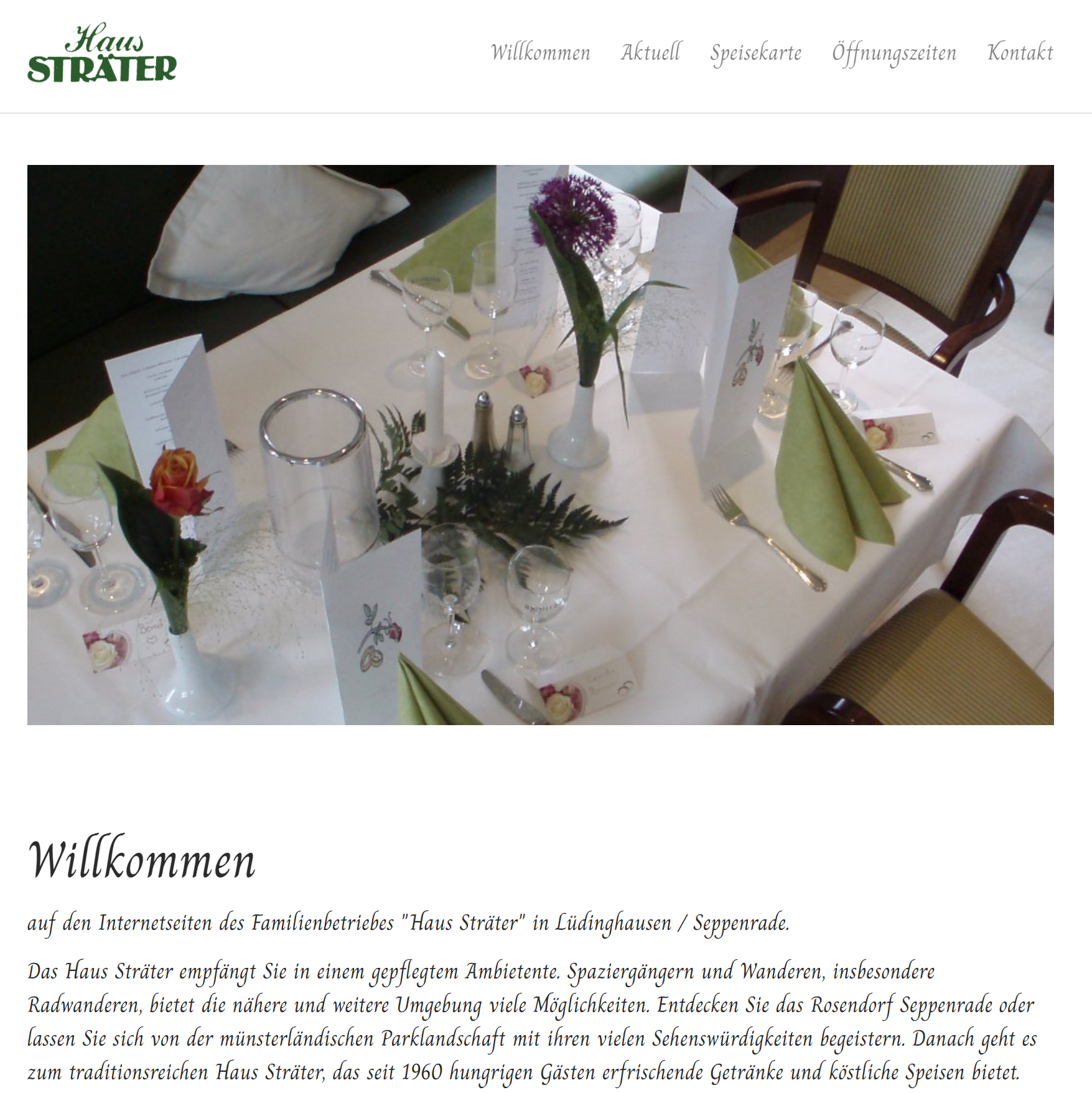 Startseite www.haus-straeter.de